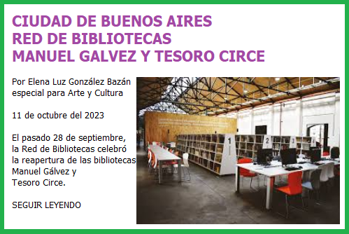 BIBLIOTECAS GALVEZ Y CIRCE